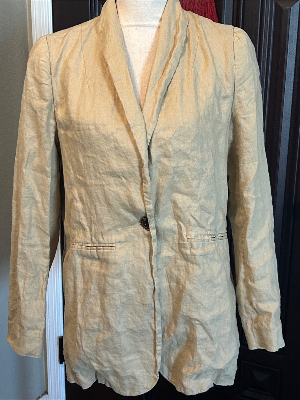 Downeast Linen Blazer Size M